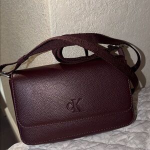Calvin Klein Dark Red Crossbody Bag